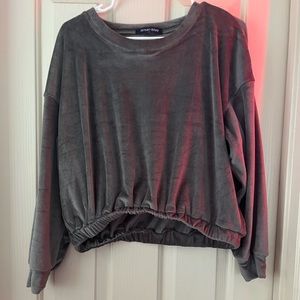grey sweater